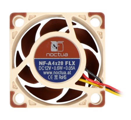 Noctua NF-A4X20 FLX fan - 40 x 40 x 20 mm - 3-pin