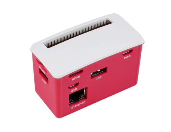 3x USB hub with Ethernet Poe socket with housing for Raspberry Pi Zero - Waveshare 20895