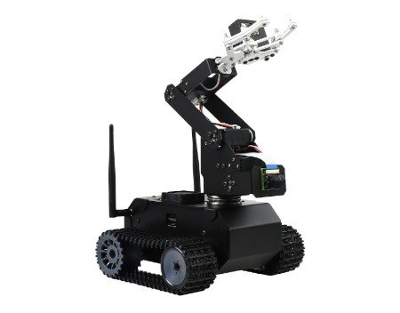 JeTank robot platform with 4-DOF arm