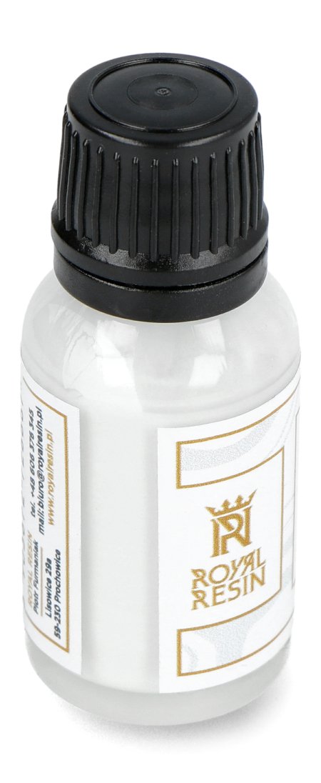 Barwnik alkoholowy do żywicy epoksydowej Royal Resin - transparentny w płynie - 15ml - biały