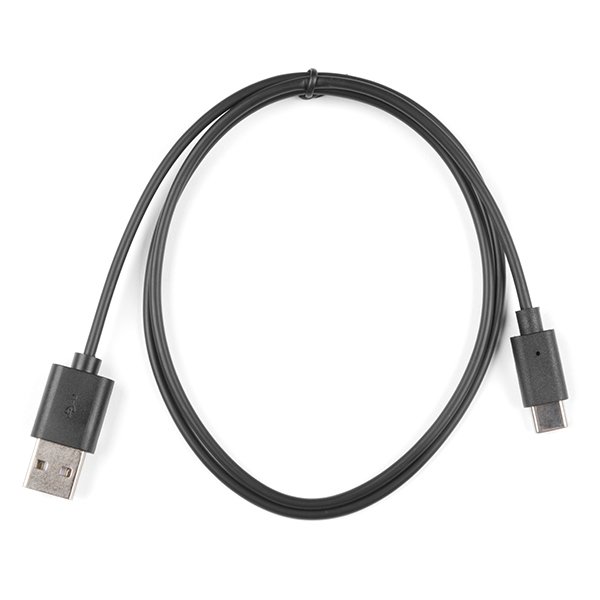 USB A - USB C cable - bidirectional - 0.8 m - SparkFun CAB-15425.