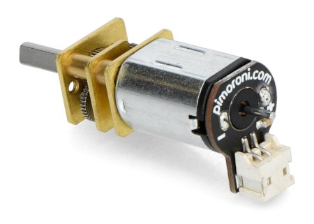 PiMoroni 50: 1 motor, 420 rpm, 6V - straight connector.