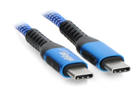 Akyga USB type C cable - USB type C blue - 0.5m - AK-USB-36