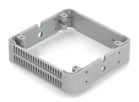Plastic Frame - plastic frame for prototyping M5Stack modules - gray - 2 pieces - M5Stack A119.