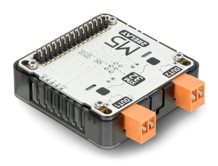Relay module STM32F030F4 AC 13.2 - 2-channel - for development modules M5Stack Core - M124.