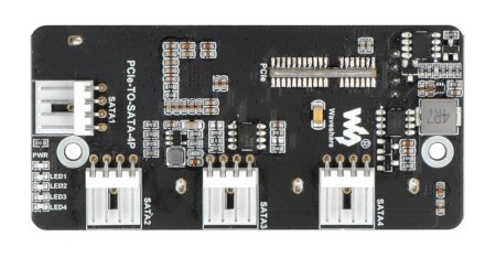 There are 4 SATA 3.0 connectors on the board.