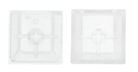 Button covers - compatible with MX - transparent - 10 pieces - Adafruit 4956.