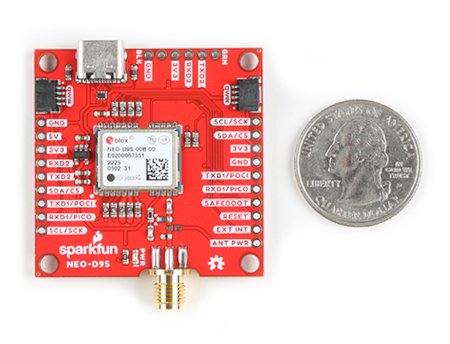 SparkFun GNSS Correction Data Receiver - GNSS correction data receiver - NEO-D9S - Qwiic - SparkFun GPS-19390.