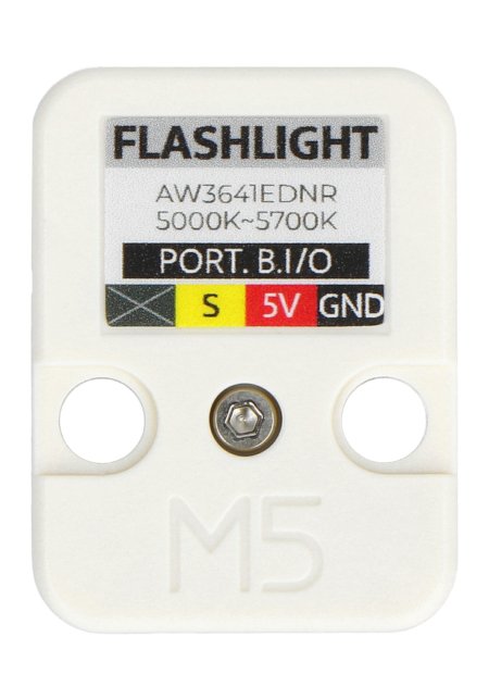 The Flashlight Unit can be used to provide visual warnings.