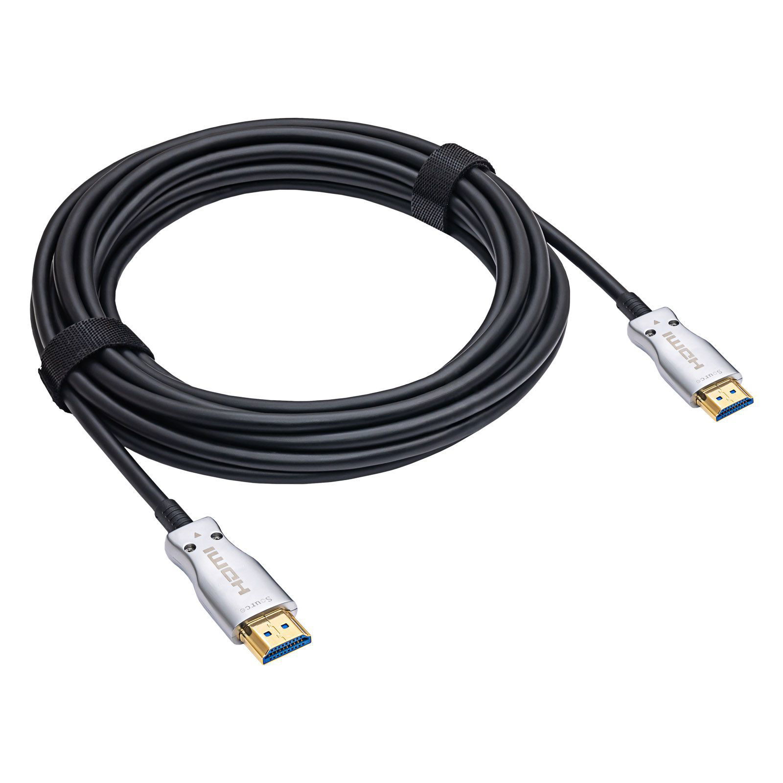 Akyga 8K optical AOC 48 Gb/s HDMI cable - 5 m - black - AK-HD-50L