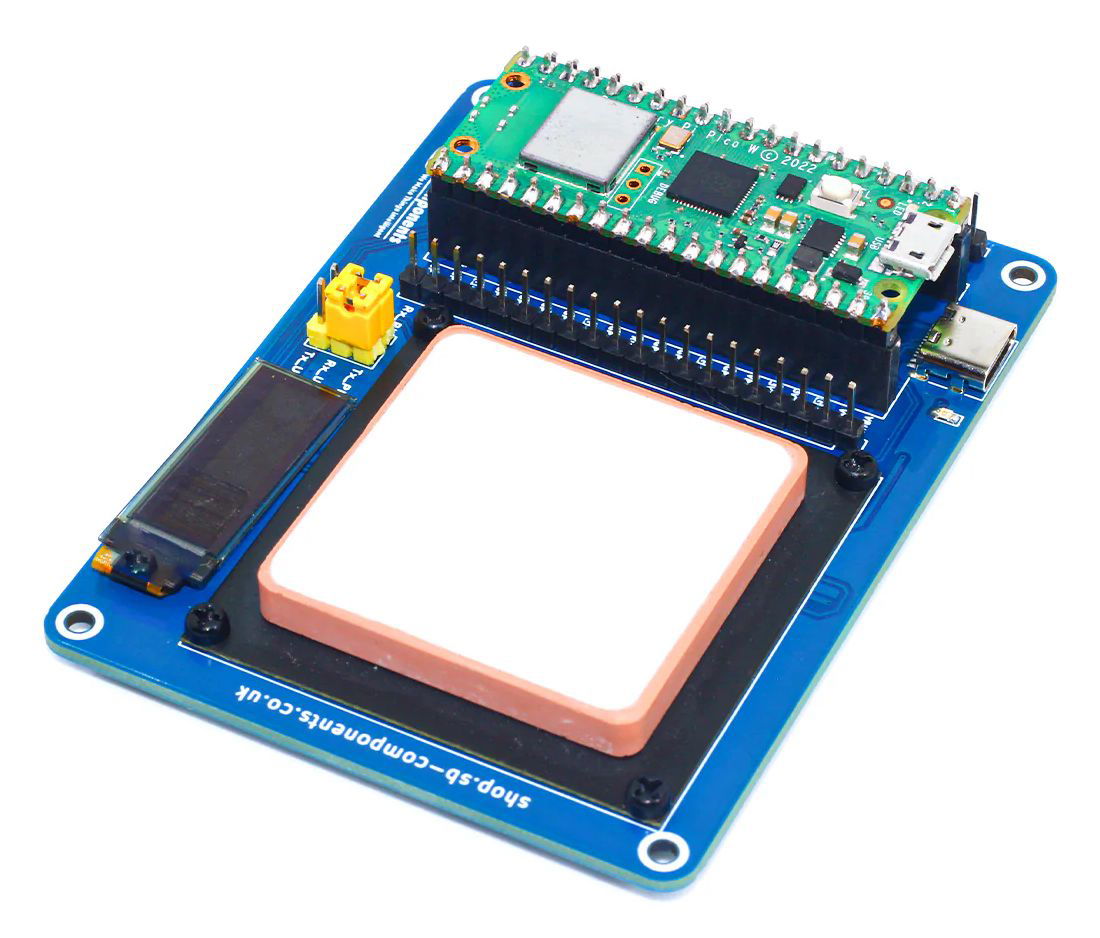 UHF Lite Expansion - expansion board with RFID module for Raspberry Pi Pico - SB Components 26494