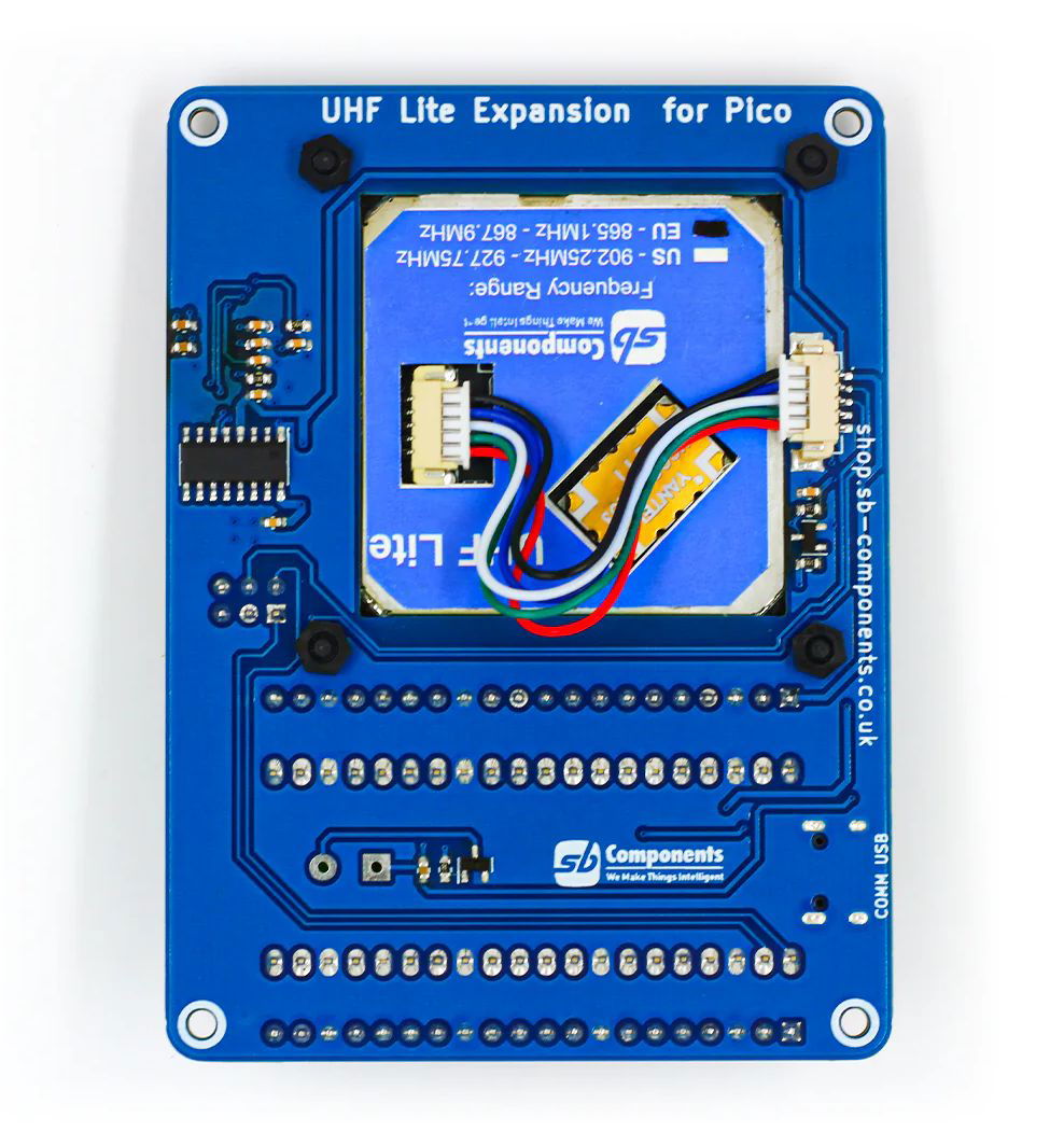 UHF Lite Expansion - expansion board with RFID module for Raspberry Pi Pico - SB Components 26494