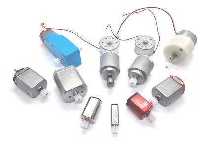 A set of mini motors