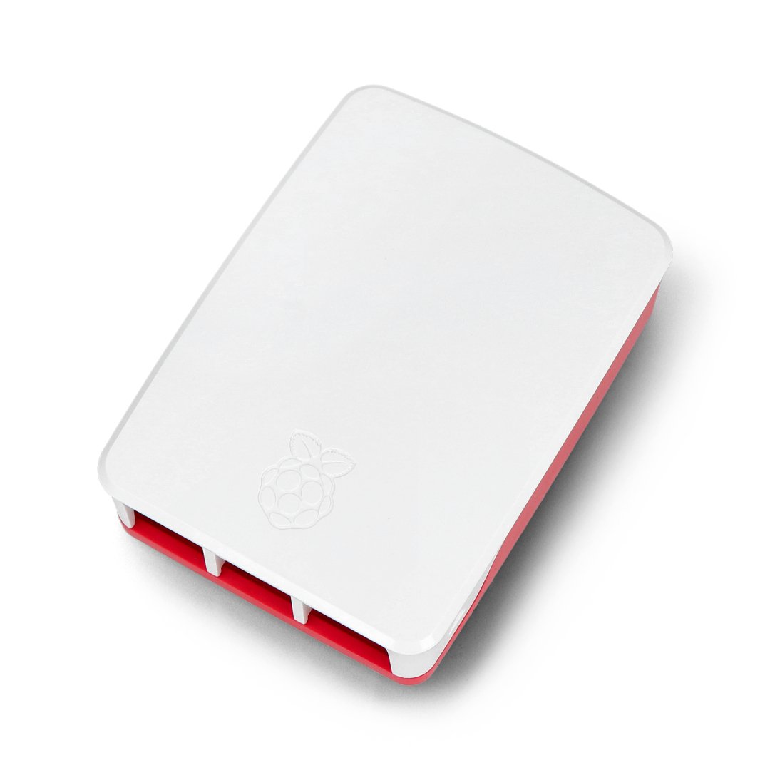 Official case for Raspberry Pi red and white