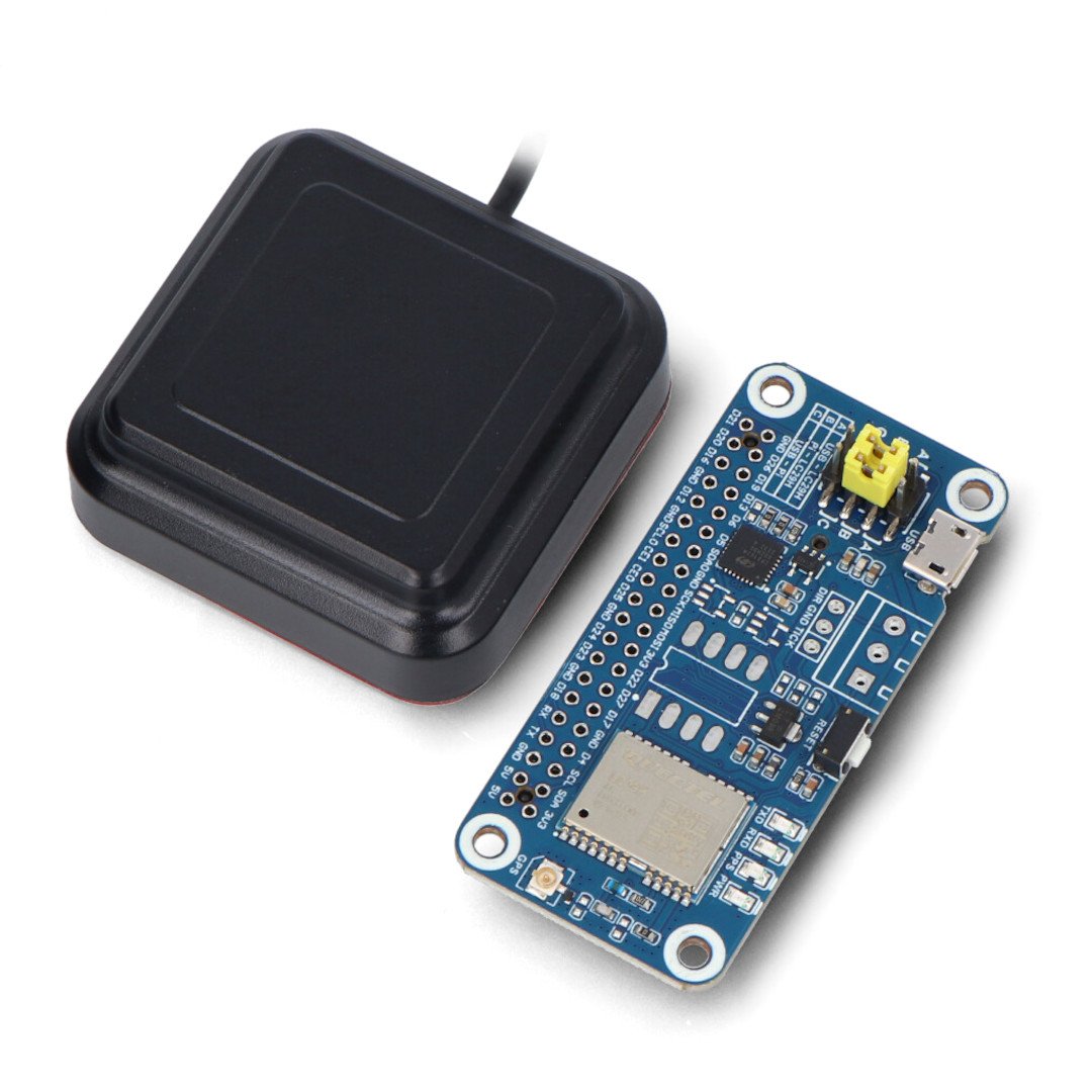 Dual-band GPS module L1 + L5 with GNSS LC29H(AA) system - overlay for Raspberry Pi - Waveshare 25278