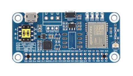 Dual-band GPS module L1 + L5 with GNSS LC29H(AA) system - overlay for Raspberry Pi - Waveshare 25278