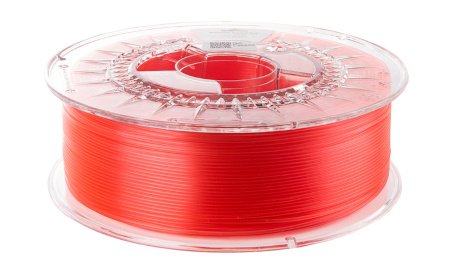 Filament Spectrum PLA Crystal 1.75 mm 1 kg - Raspberry Red