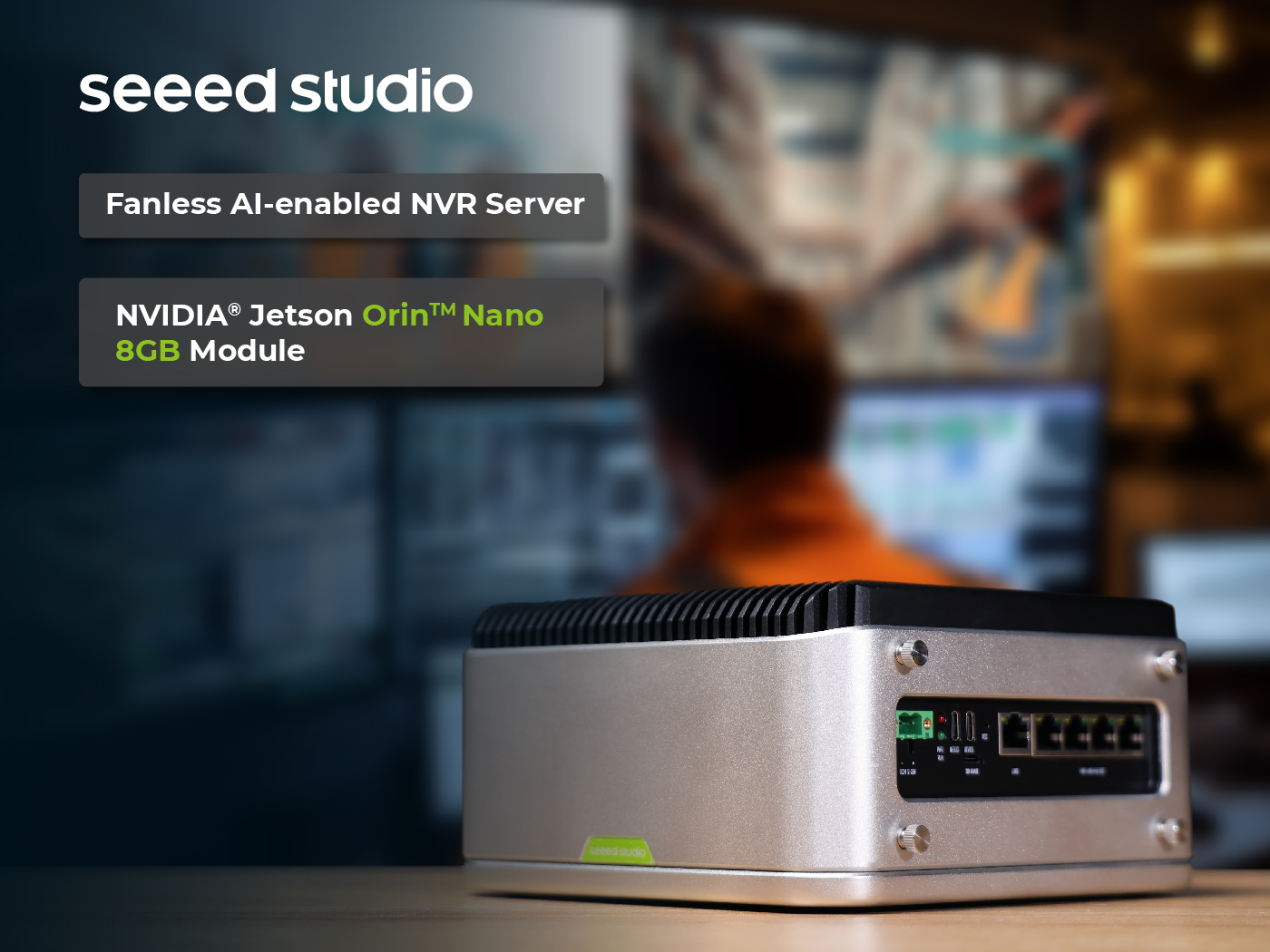 reServer Industrial J3011 - Nvidia Jetson Orin Nano 8 GB RAM - Seeedstudio 114110249