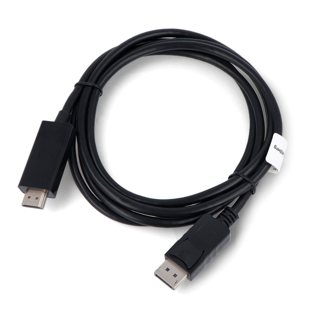 DisplayPort - HDMI cable - 1.8 m - Lanberg CA-DPHD-11CC-0018-BK