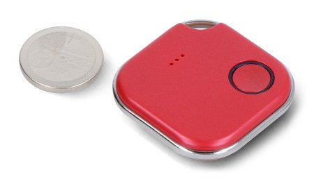 Shelly BLU Button1 - Bluetooth action and scene activation button - red