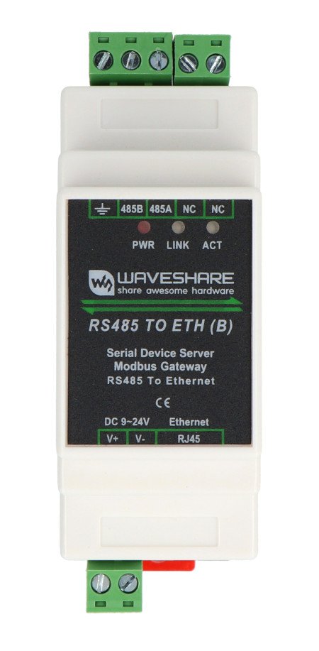 RS485 / RJ45 - Ethernet PoE - Waveshare 20978 converter