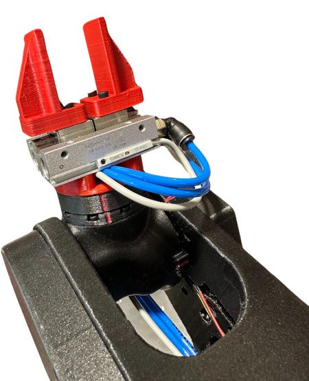 Pneumatic gripper with compressor for the Kawasaki Robotics Astorino robot