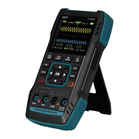 3 in 1 Portable Oscilloscope with Multimeter and Signal Generator - Joy-IT OMS01