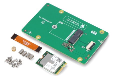 Pineberry Pi Hat AI! - Coral TPU PCIe M.2 E-key adapter for Raspberry Pi 5
