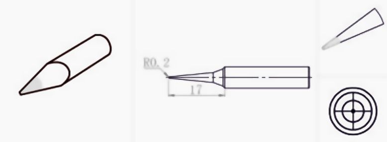 Q-T-I tip for Quick soldering stations - 960-I series