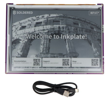 Inkplate 10 - e-paper display 9.7'' 1200 x 820 px - ESP32 - for Arduino - Soldered 333241