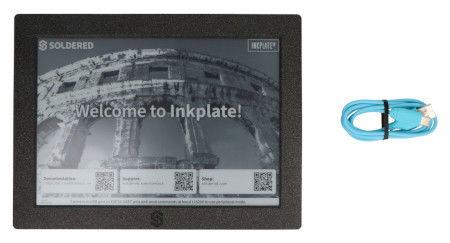 Inkplate 10 with case and battery - e-paper display 9.7'' 1200 x 820 px - ESP32 - for Arduino - Soldered 333247