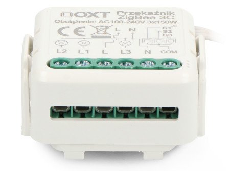 Tuya - 3-channel mini relay - ZigBee - Android / iOS application - OXT T263