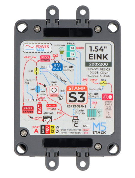 Air Quality Kit - air quality measurement kit - M5StampS3 + SEN55 + SCD40 development module - M5Stack K131