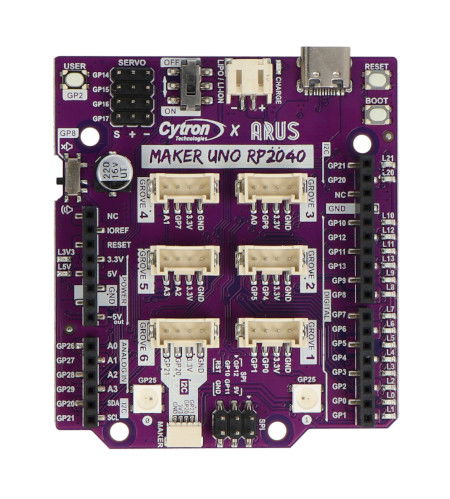 Cytron Maker Uno RP2040 - Arduino compatible