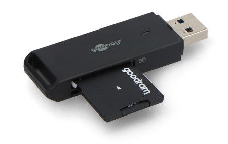 SD / microSD card reader with USB 3.0 input - Goobay