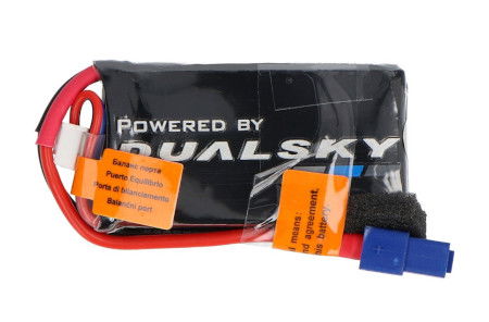 Li-Pol Dualsky 480 mAh ULTRA 150 C / 12 C 2S 7.4 V battery