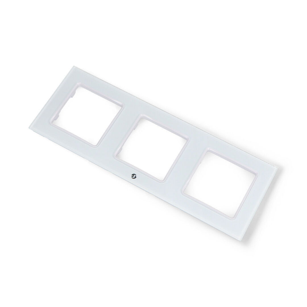 Shelly Wall Frame 3 - Shelly Wall Switch frame - triple - white