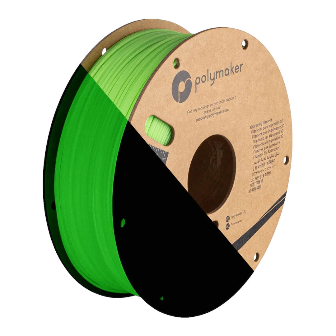 Filament Polymaker PolyLite Luminous PLA 1.75mm 1kg - Green