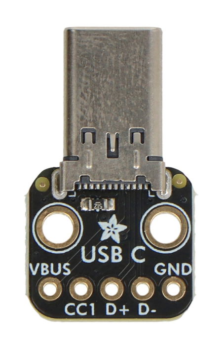 USB Type-C Plug Module - Breadboard Connector - Adafruit 5978