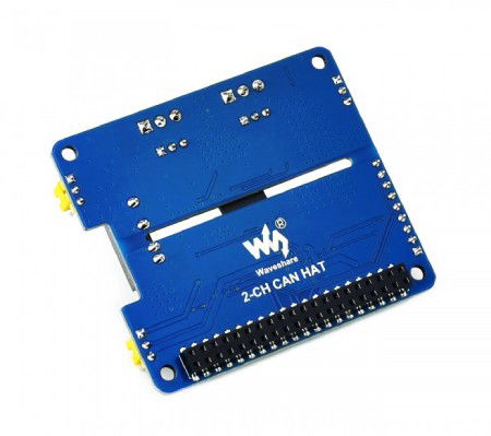 CAN Expansion HAT - 2-Channel Isolated CAN Expansion HAT for Raspberry Pi - MCP2515 + SN65HVD230 - Waveshare 17912