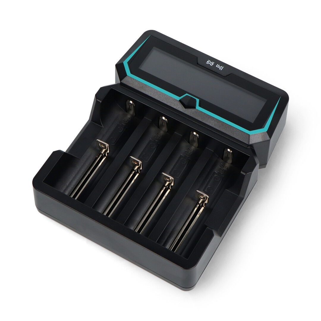 Charger for Li-Ion 18650/Ni-MH batteries with PowerBank function - XTAR X4 - AA, AAA 1-4 pcs.