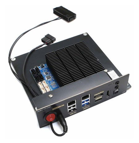 Odroid H4 Mini-ITX Kit - kit for mounting Odroid H4 computer in mini-ITX cases - for self-assembly