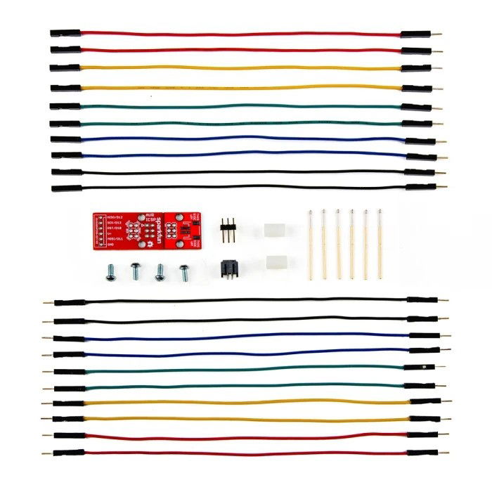 SparkFun ISP Pogo v2 - adapter included with connecting cables - ISP - SparkFun KIT-23451