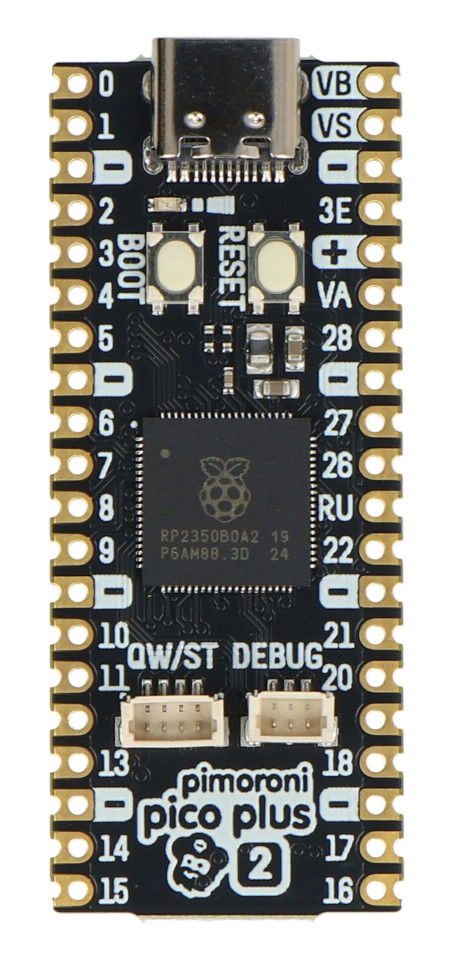 Pimoroni Pico Plus 2 - board with RP2350B microcontroller - Pimoroni PIM724