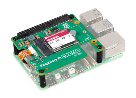 Disk with Raspberry Pi M.2 HAT+