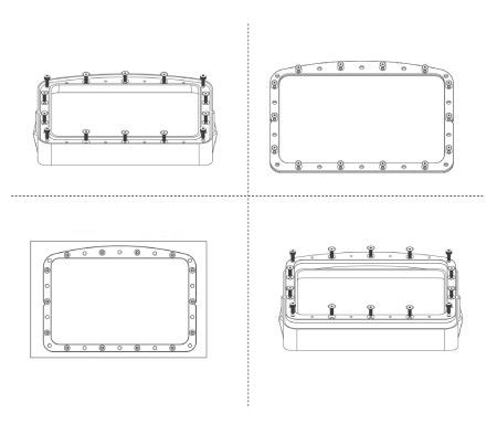 FEP film for Elegoo Mars 4 / 5 / 5 Ultra 3D printers - 206 x 146 mm - 5 pcs.