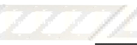 Sonoff M5-4C-80-FW - frame for M5-80 wall switch - quadruple - white