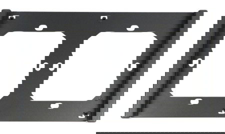 Sonoff M5-2C-80-F - frame for M5-80 wall switch - double - black