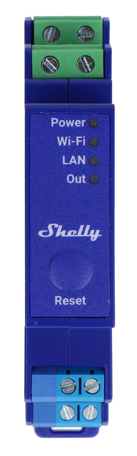 Shelly Pro Dimmer 0/1 - 10 V PM - 1-channel WiFi lighting controller for DIN rail