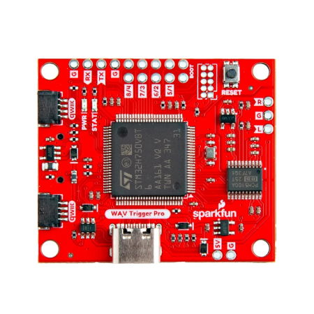 WAV Trigger Pro - Multichannel WAV Player - MIDI - Qwiic - Spark Fun WIG-25860